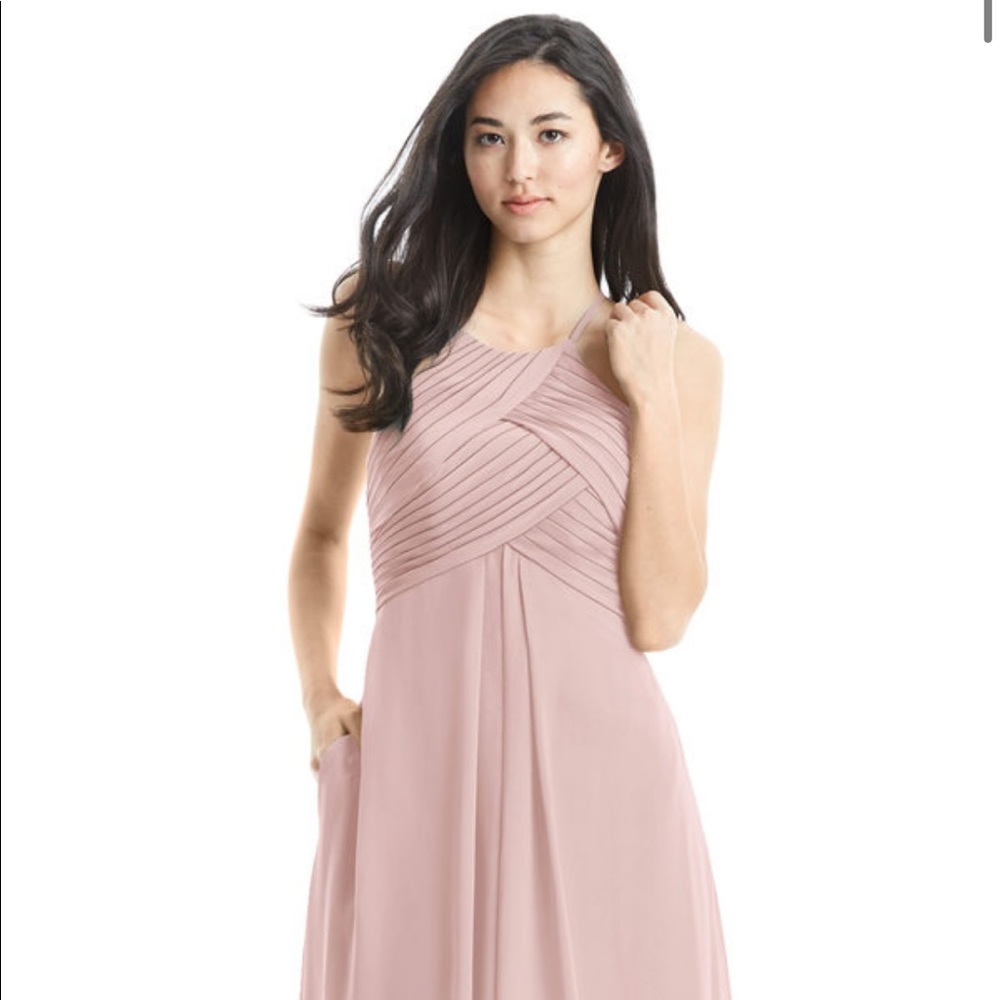 AZAZIE ADRIANA DRESS (BRAND NEW) IN DUSTY ROSE